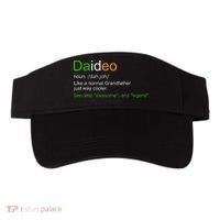 Funny Daideo Ireland Grandfather Grandpa Definition Visor thumb 0