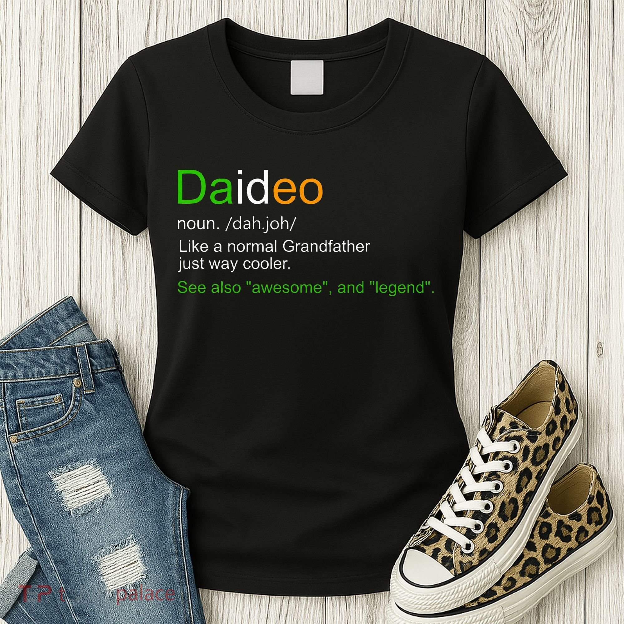 Funny Daideo Ireland Grandfather Grandpa Definition Women's T-Shirt