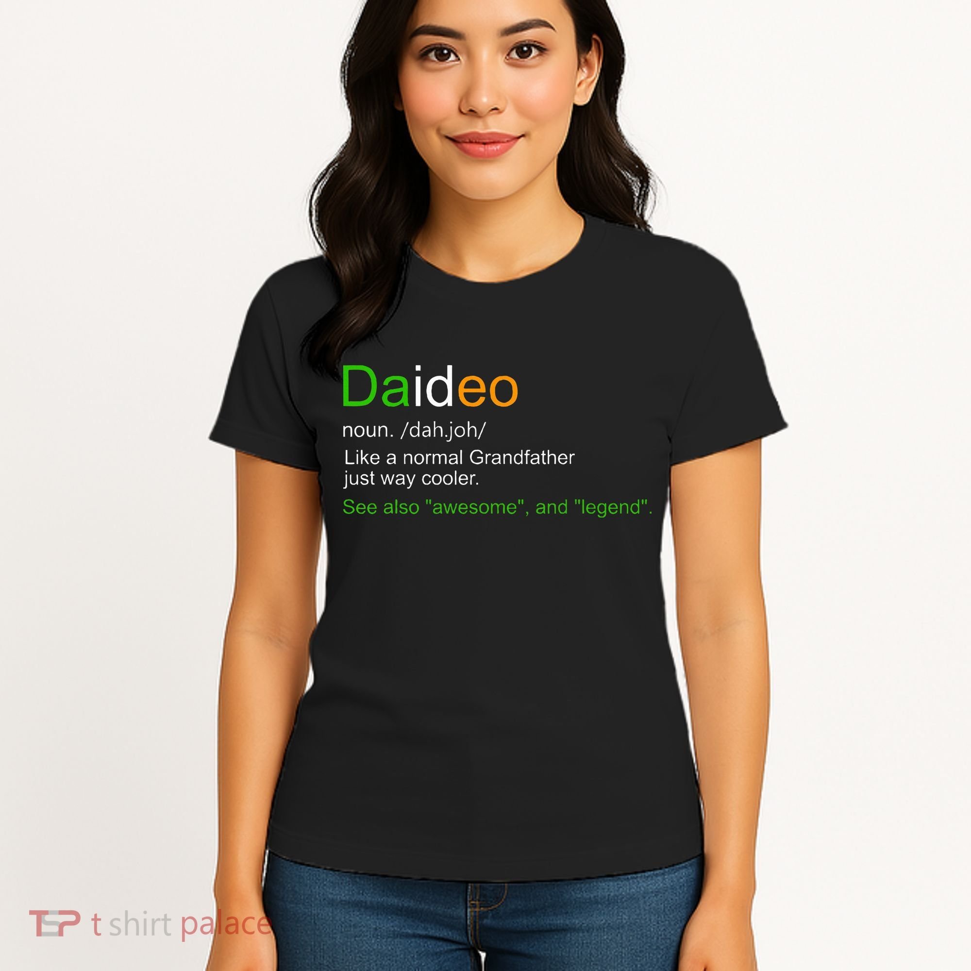 Funny Daideo Ireland Grandfather Grandpa Definition Women's T-Shirt