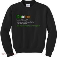 Funny Daideo Ireland Grandfather Grandpa Definition Kids Sweatshirt thumb 0