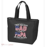 Father Day I Have Two Titles Dad And Papa Tote Bag thumb 3