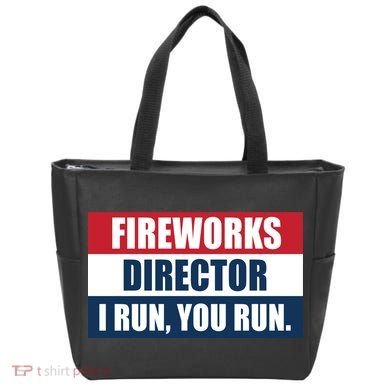 Fireworks Director I Run You Run Tote Bag