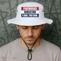 Fireworks Director I Run You Run Bucket Hat thumb 2