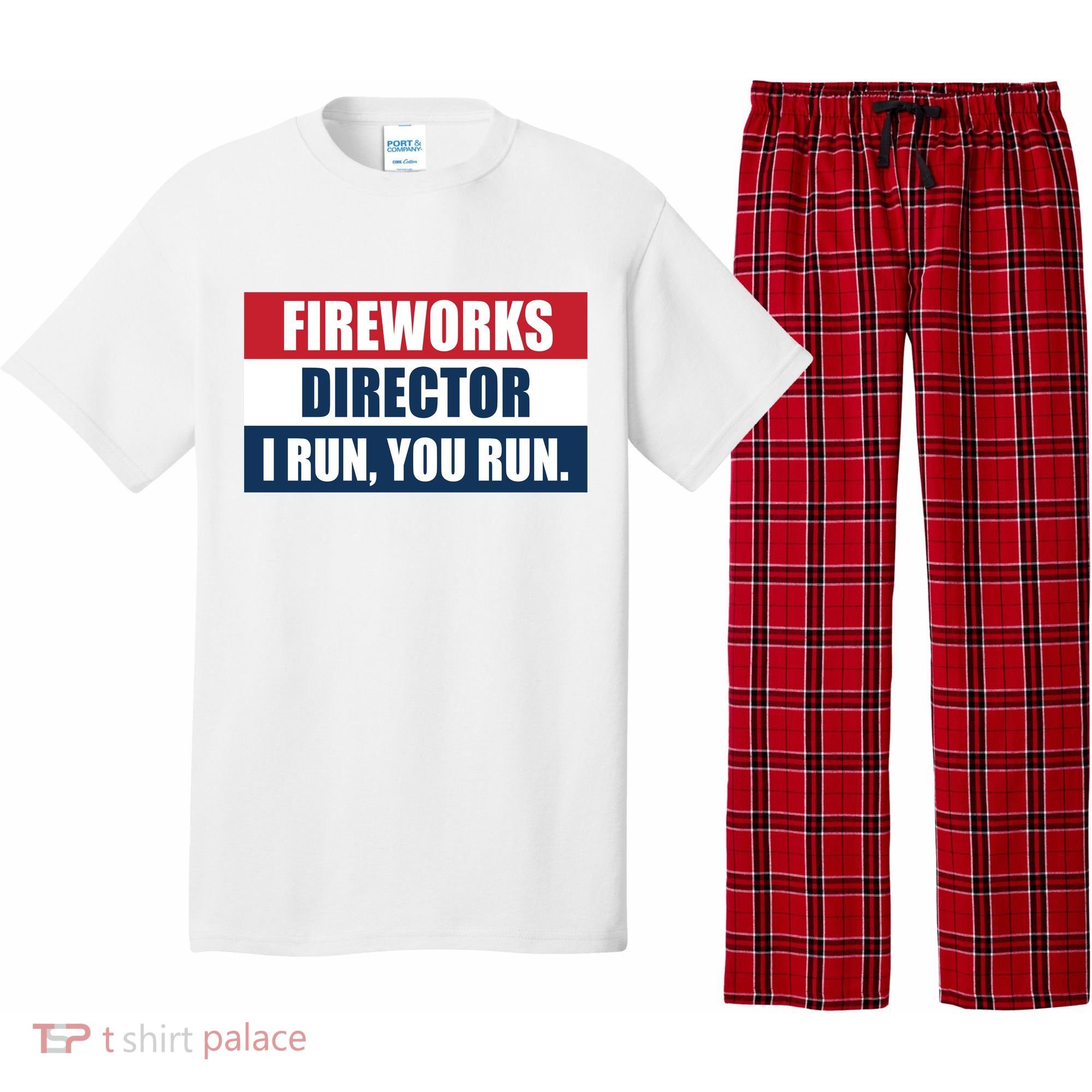 Fireworks Director I Run You Run Pajama Set
