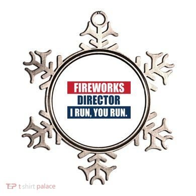 Fireworks Director I Run You Run Ornament