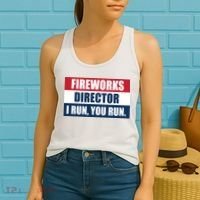 Fireworks Director I Run You Run Women's Tank Top thumb 2
