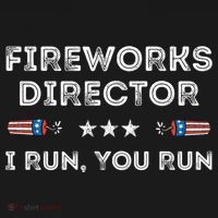 Fireworks Director I Run You Run Funny 4th Of July Patriotic Great Gift Women's Hoodie thumb 2