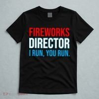 Fireworks Director I Run You Run Funny 4th Of July Party T-Shirt thumb 5