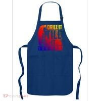 Funny Drill It Till It Squirts For Ice Fishing Lovers Cool Gift Apron thumb 0