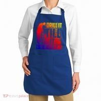 Funny Drill It Till It Squirts For Ice Fishing Lovers Cool Gift Apron thumb 2