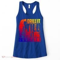 Funny Drill It Till It Squirts For Ice Fishing Lovers Cool Gift Women's Tank Top thumb 0