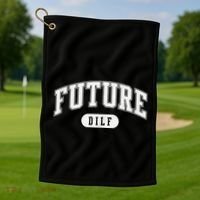 FUTURE DILF I Love Dilfs Golf Towel thumb 1