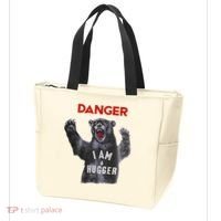 Funny Danger Im Hugger Bear Sun Nerd Geek Graphic Tote Bag thumb 3
