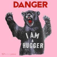 Funny Danger Im Hugger Bear Sun Nerd Geek Graphic Coaster thumb 2