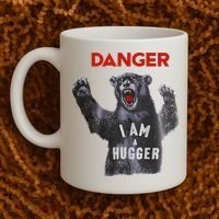 Funny Danger Im Hugger Bear Sun Nerd Geek Graphic Coffee Mug thumb 2