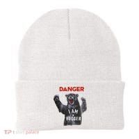 Funny Danger Im Hugger Bear Sun Nerd Geek Graphic Beanie thumb 0
