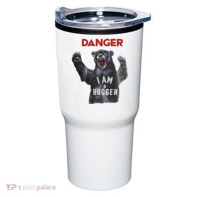 Funny Danger Im Hugger Bear Sun Nerd Geek Graphic Tumbler