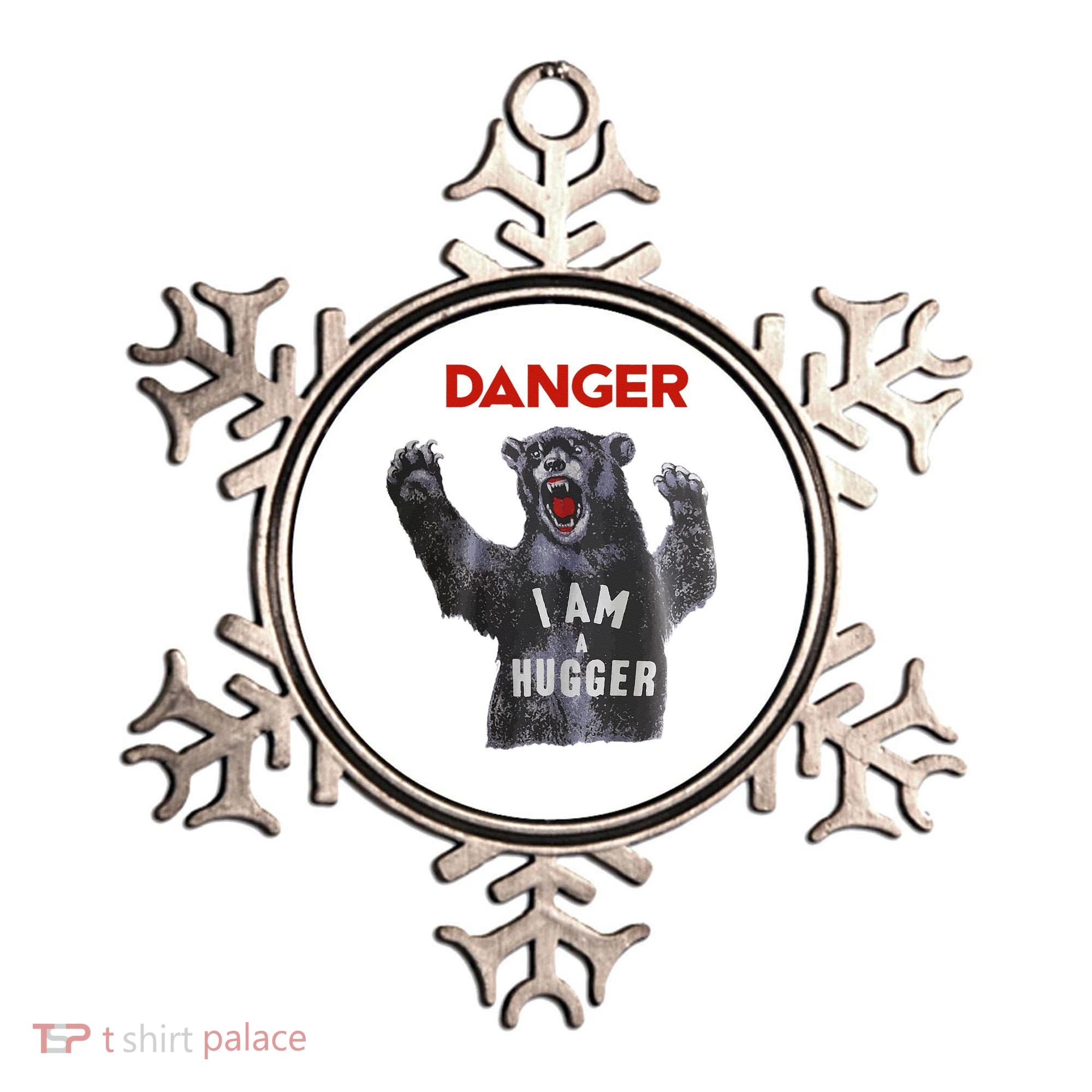 Funny Danger Im Hugger Bear Sun Nerd Geek Graphic Ornament