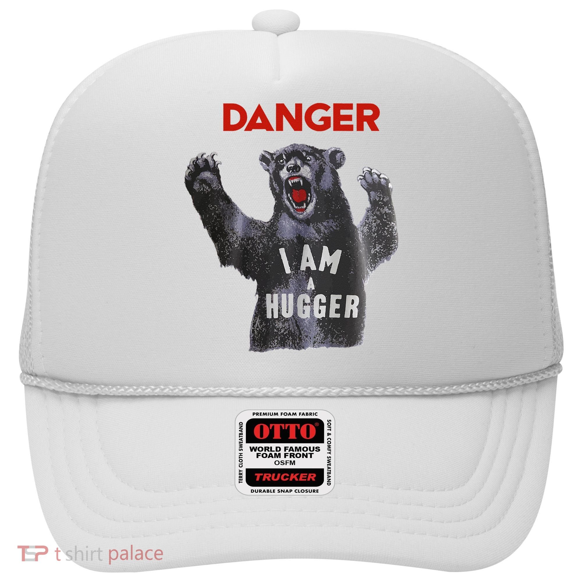 Funny Danger Im Hugger Bear Sun Nerd Geek Graphic Hat