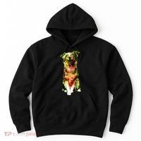 Figherfighter Dog Illustration Hoodie thumb 0