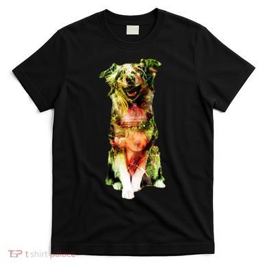 Figherfighter Dog Illustration T-Shirt