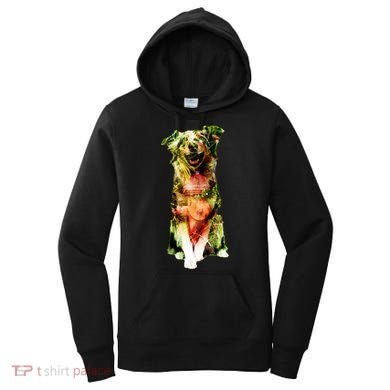 Figherfighter Dog Illustration Women's Hoodie