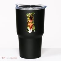 Figherfighter Dog Illustration Tumbler thumb 0