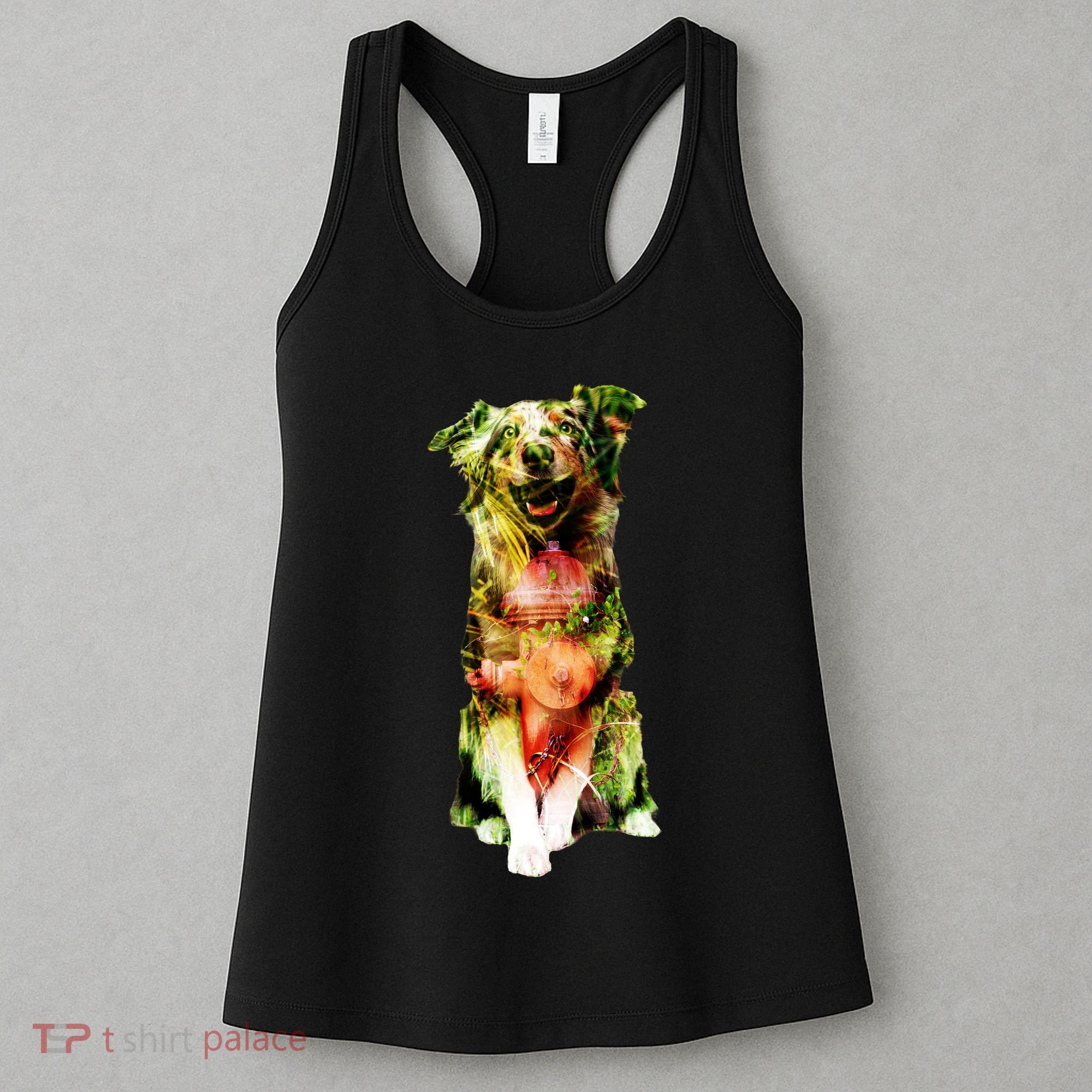 Figherfighter Dog Illustration Women's Tank Top