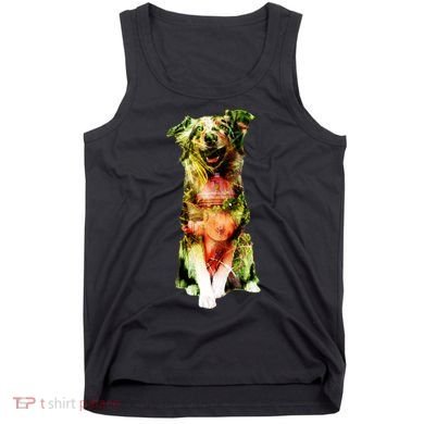 Figherfighter Dog Illustration Tank Top