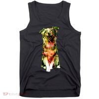 Figherfighter Dog Illustration Tank Top thumb 0
