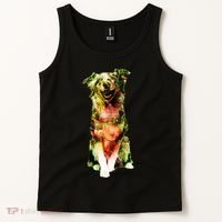 Figherfighter Dog Illustration Tank Top thumb 2