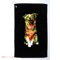 Figherfighter Dog Illustration Golf Towel thumb 0