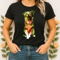 Figherfighter Dog Illustration Women's T-Shirt thumb 2