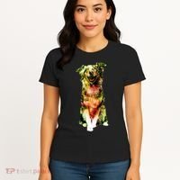 Figherfighter Dog Illustration Women's T-Shirt thumb 4