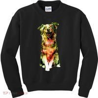 Figherfighter Dog Illustration Kids Sweatshirt thumb 0