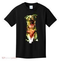 Figherfighter Dog Illustration Kids T-Shirt thumb 0