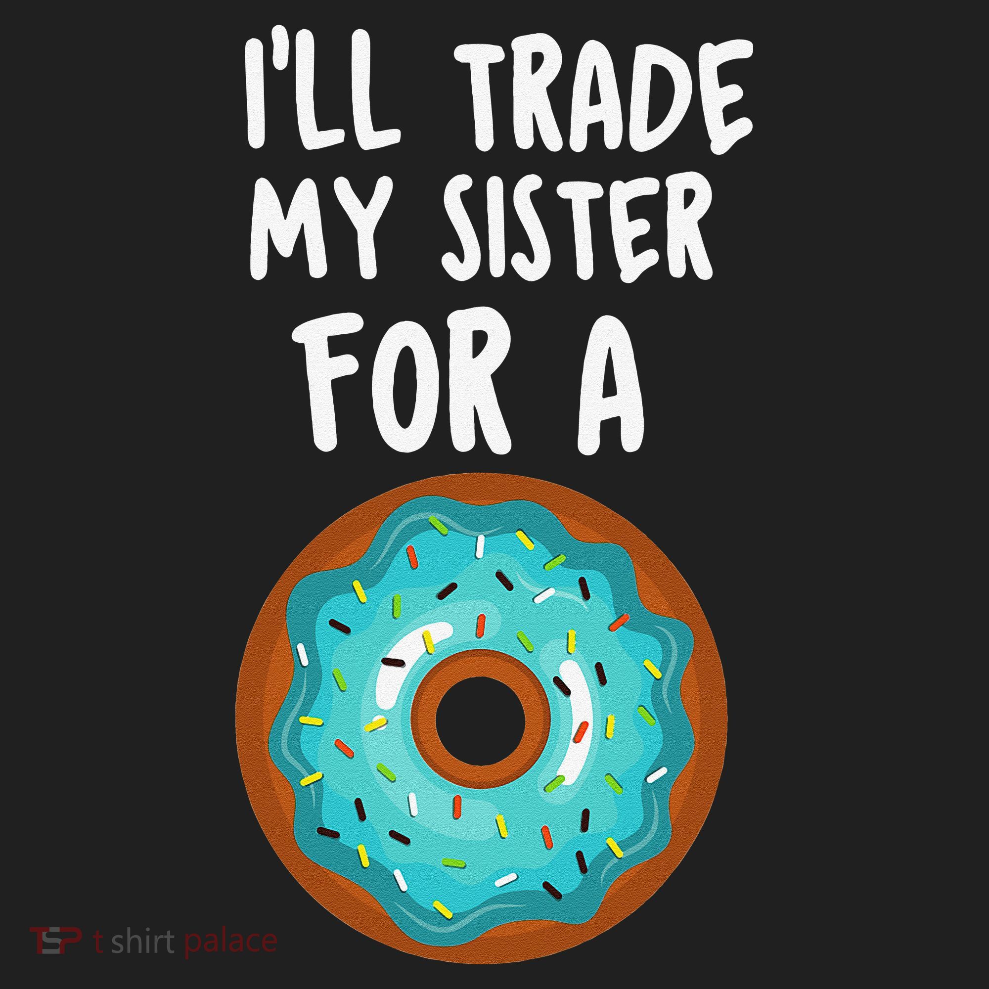 Funny Donut I'll Trade My Sister For A Donut Kids Plaid Pajama Set