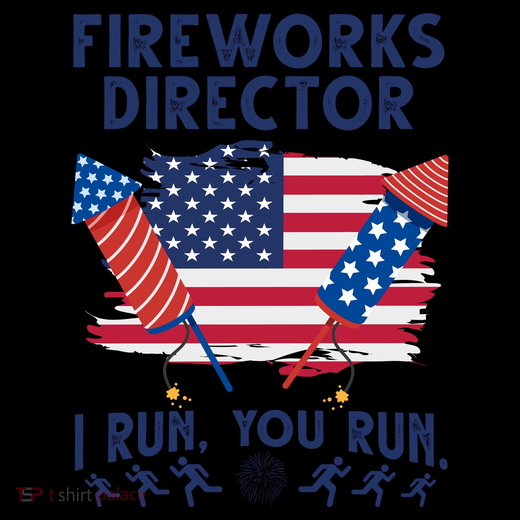 Fireworks Director I Run You Run 4th Of July Festive Coffee Mug