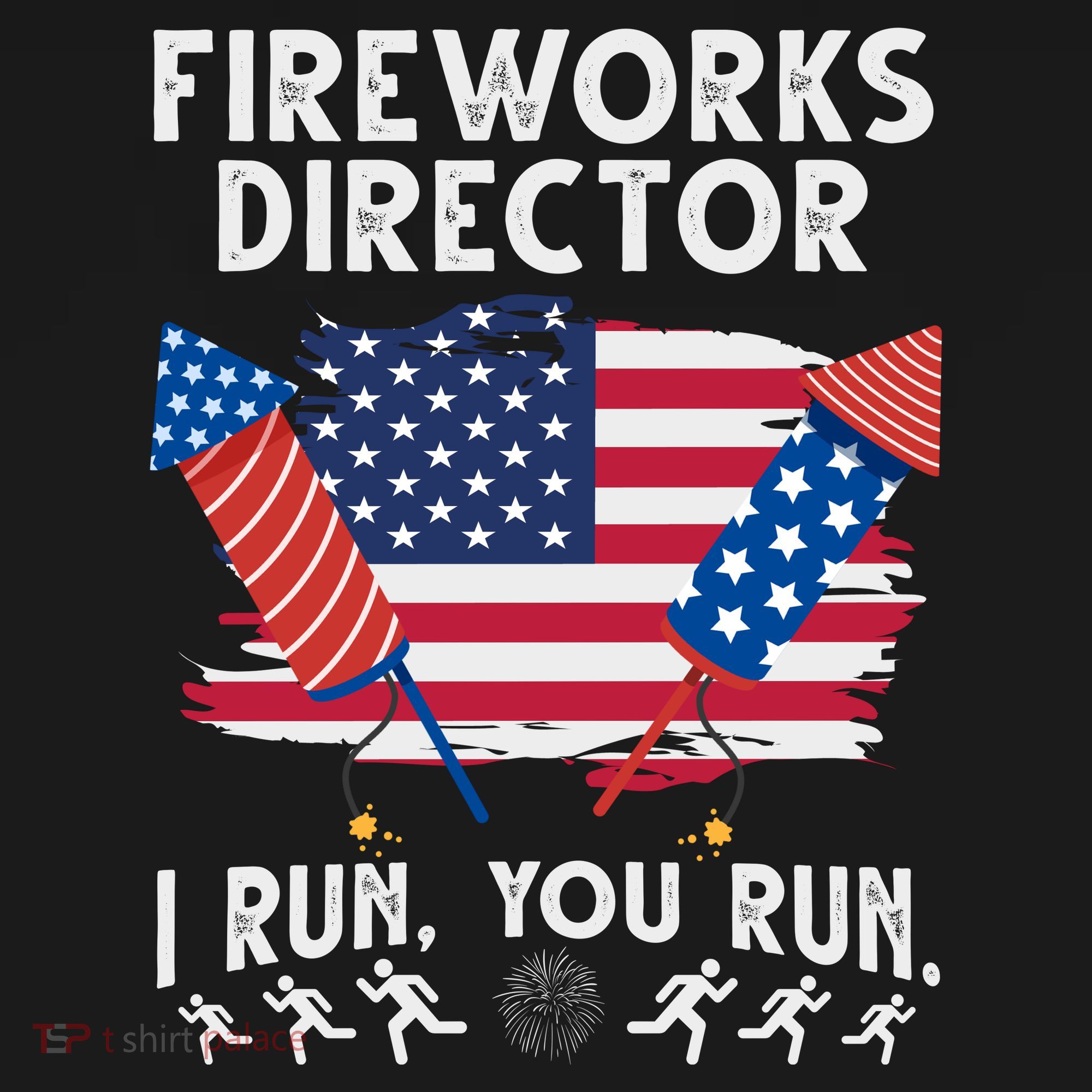 Fireworks Director I Run You Run 4th Of July Festive Women's Hoodie