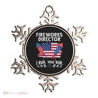 Fireworks Director I Run You Run 4th Of July Festive Ornament thumb 0