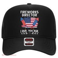 Fireworks Director I Run You Run 4th Of July Festive Hat thumb 0