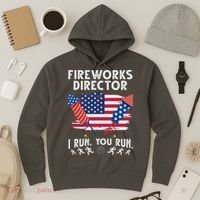 Fireworks Director I Run You Run 4th Of July Festive Hoodie thumb 3