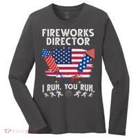 Fireworks Director I Run You Run 4th Of July Festive Women's Long Sleeve Shirt thumb 0