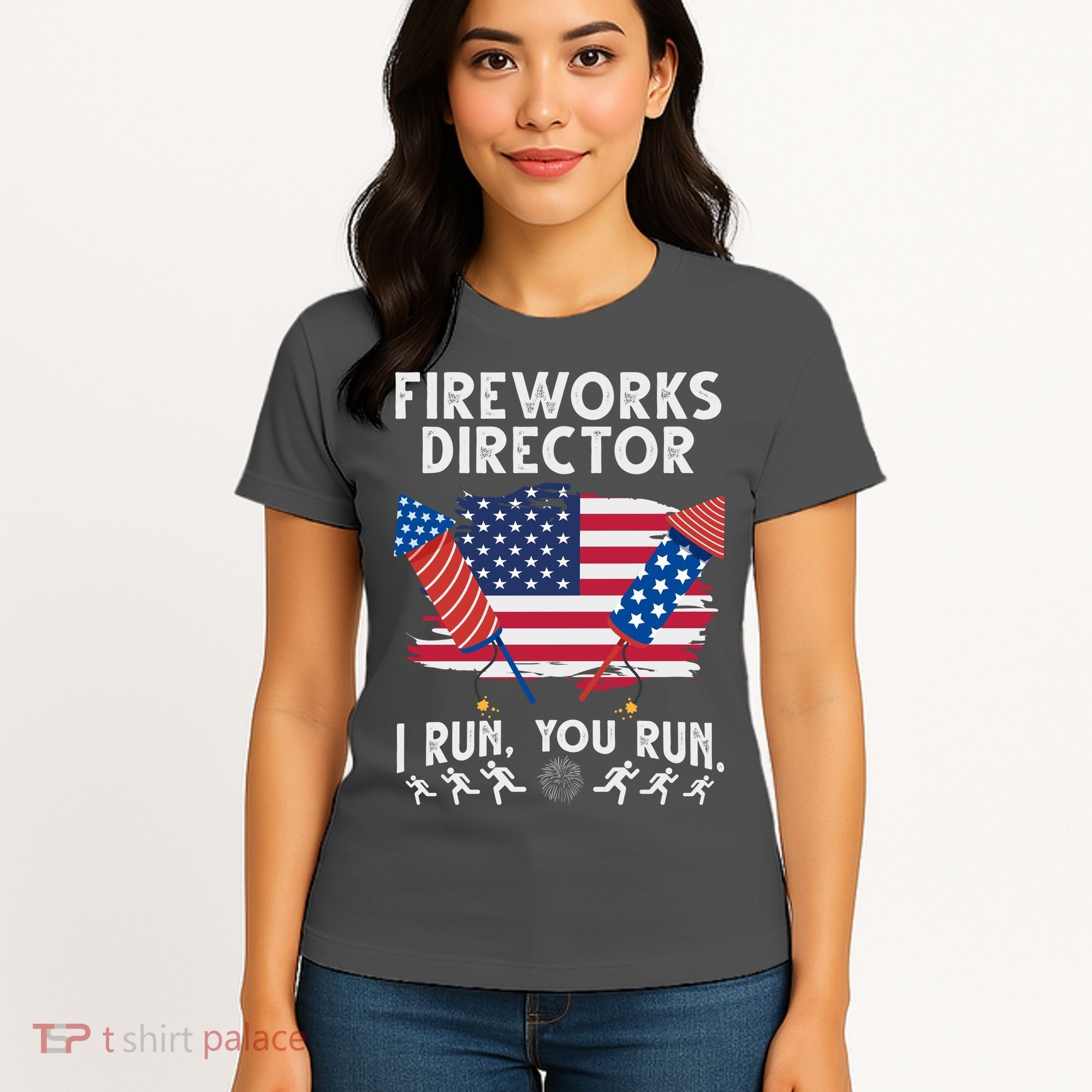 Fireworks Director I Run You Run 4th Of July Festive Women's T-Shirt