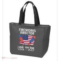 Fireworks Director I Run You Run 4th Of July Festive Tote Bag thumb 3