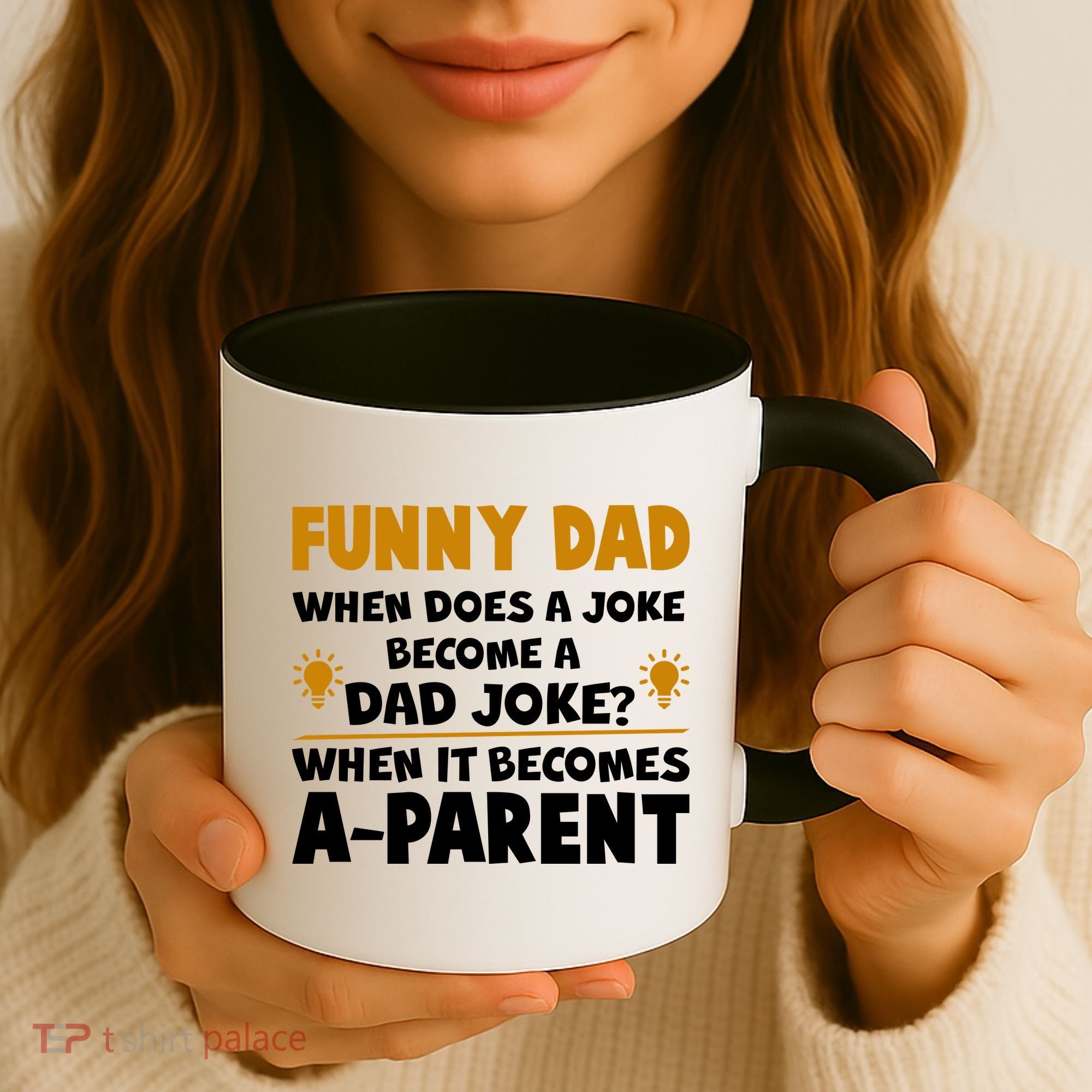 Funny Dad Joke When It Becomes A Parent Coffee Mug