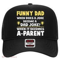 Funny Dad Joke When It Becomes A Parent Hat thumb 0