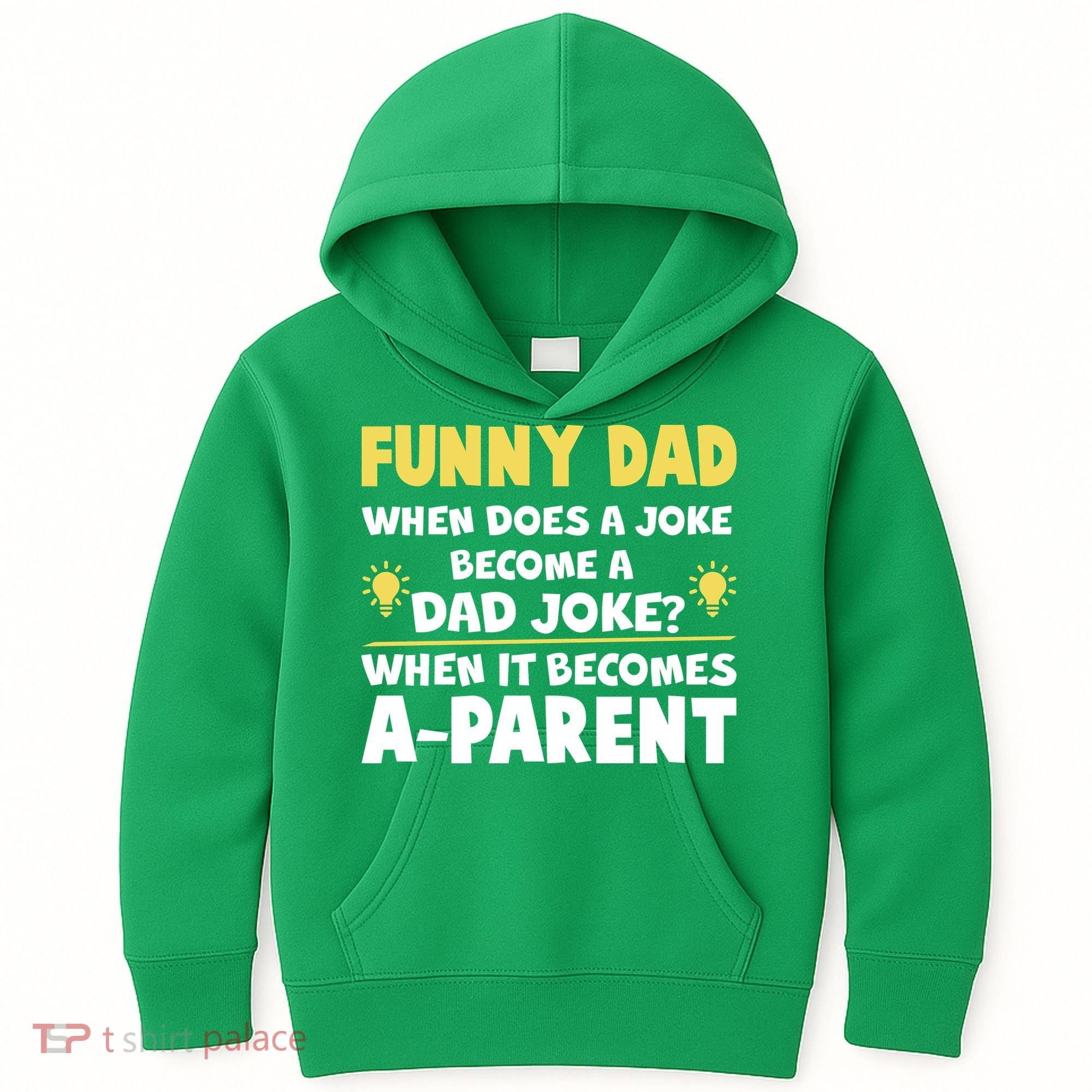 Funny Dad Joke When It Becomes A Parent Kids Hoodie