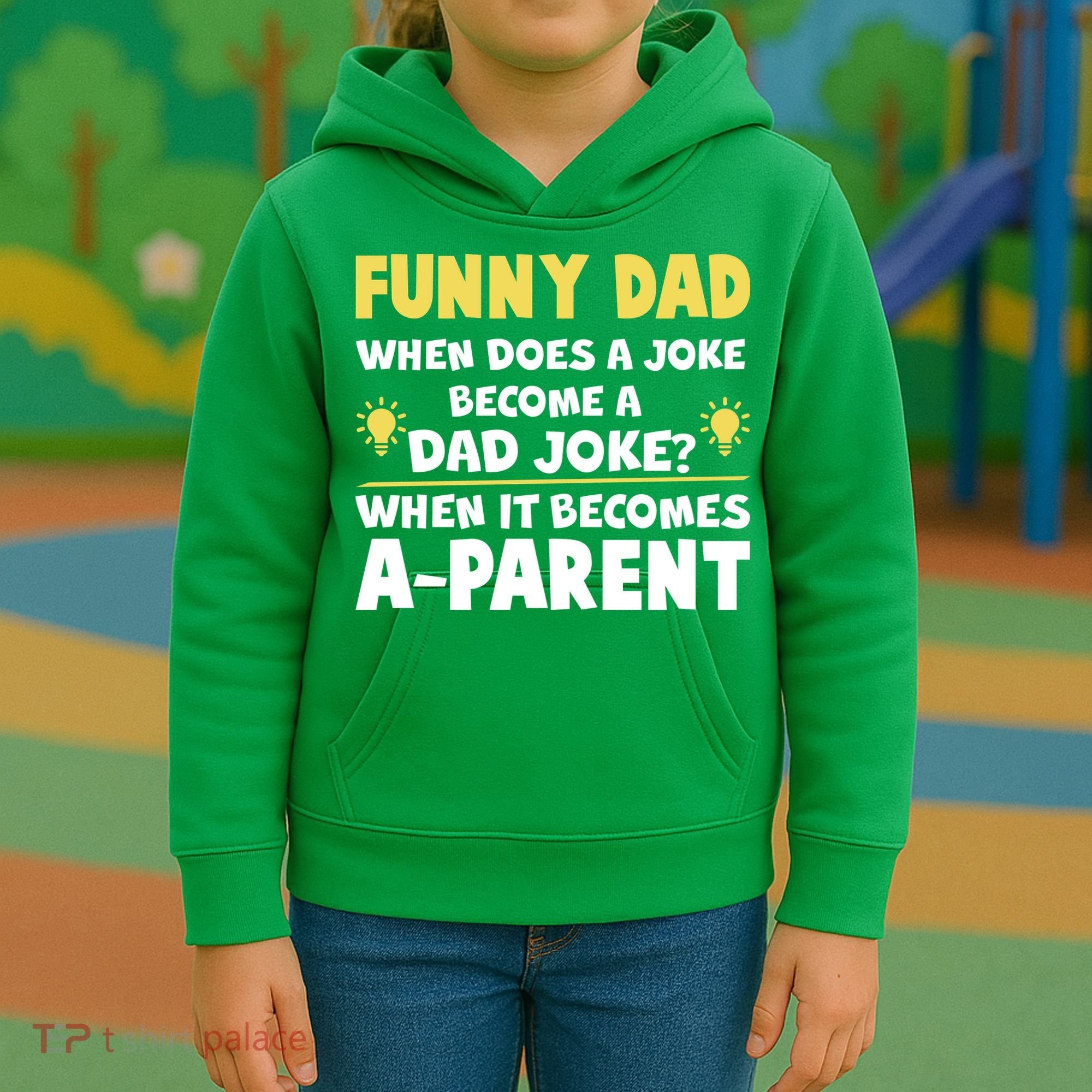 Funny Dad Joke When It Becomes A Parent Kids Hoodie