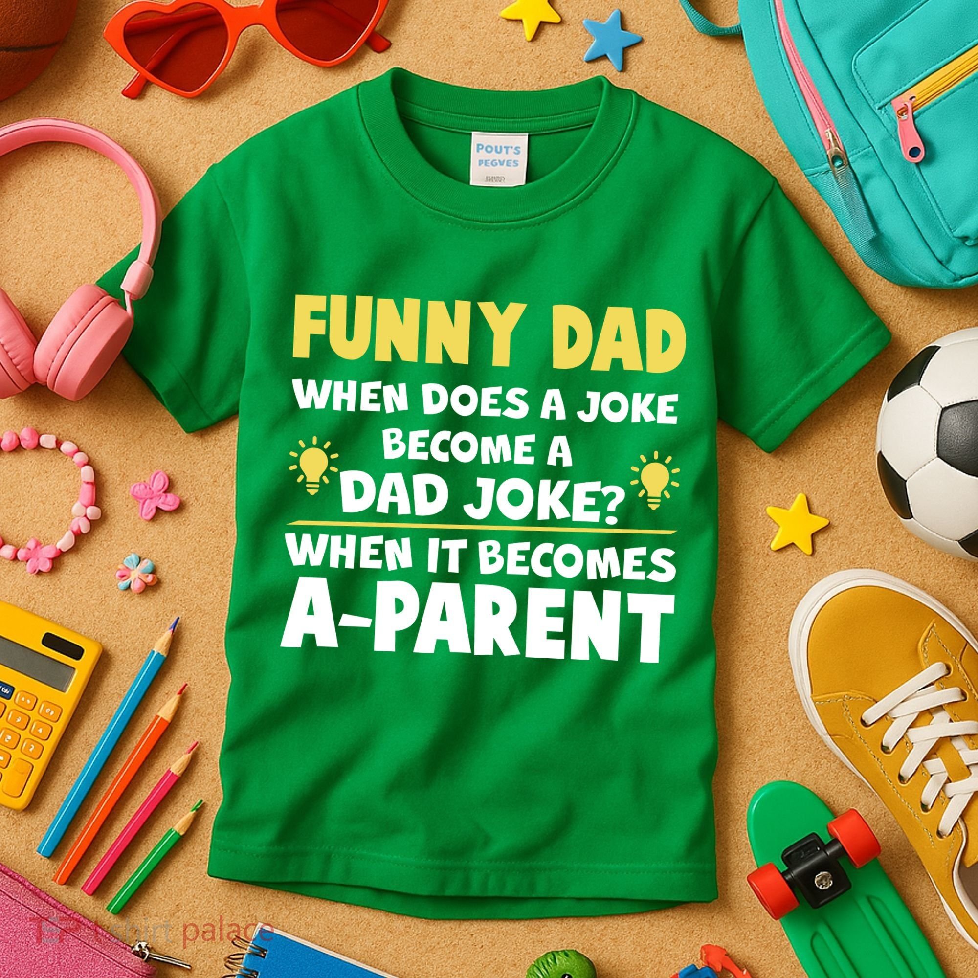 Funny Dad Joke When It Becomes A Parent Kids T-Shirt